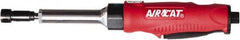 AIRCAT - 1/4" Collet, Straight Handle, Straight Air Die Grinder - 22,000 RPM, Rear Exhaust, 6 CFM, 0.5 hp, 90 psi, 1/4" Inlet - Exact Tooling