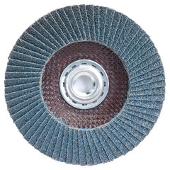 7″ × 1/4″ × 5/8″ PowerFlex Flap Disc Type 27 Flat 24 Grit - Exact Tooling