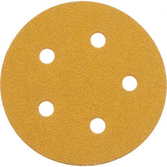 3M - 5" Diam, 320 Grit, Aluminum Oxide Hook & Loop Disc - Extra Fine Grade, Coated, Series 255L - Exact Tooling