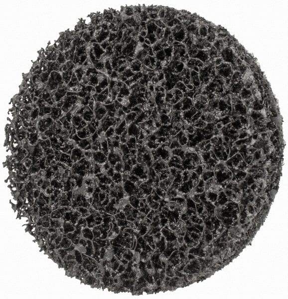 3M - 4" Diam, Silicon Carbide Hook & Loop Disc - Very Coarse Grade, Nonwoven, - Exact Tooling