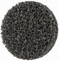 3M - 4" Diam, Silicon Carbide Hook & Loop Disc - Very Coarse Grade, Nonwoven, - Exact Tooling