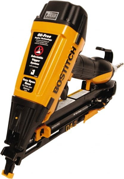 Stanley Bostitch - 1-1/4 to 2-1/2" Nail Length, 15 Gauge Finish Air Nailer Kit - 70 to 120 psi - Exact Tooling