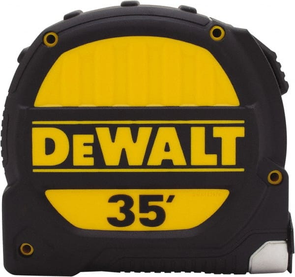 DeWALT - 35' x 1-1/4" Tape Measure - 1/16" Graduation, Inch Graduation Style - Exact Tooling
