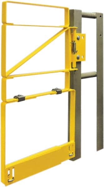 FabEnCo - Carbon Steel Self Closing Rail Safety Gate - Fits 28 to 30-1/2" Clear Opening, 25" Wide x 42" Door Height, - Exact Tooling