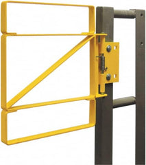 FabEnCo - Carbon Steel Self Closing Rail Safety Gate - Fits 28 to 30-1/2" Clear Opening, 25" Wide x 42" Door Height, - Exact Tooling