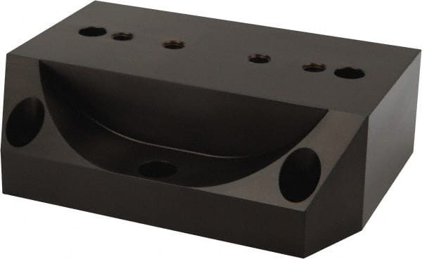 Kurt - 1 Piece Vise Riser - Aluminum, 8" Long, 6" Wide, 2-1/2" High - Exact Tooling