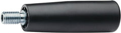 Elesa - M8 Threaded Stem, Revolving Handwheel & Machine Handle - High Impact Polypropylene Traditional Handle, 0.59" Long Steel Stem, 3.15" Handle Length - Exact Tooling