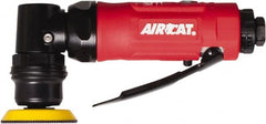 AIRCAT - 1-1/4 to 2" Disc, 13,000 RPM, Pneumatic Handheld Disc Sander - 2.5 CFM, 1/4" Inlet, 0.3 hp, 90 psi - Exact Tooling