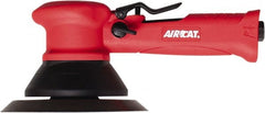 AIRCAT - 6" Max Disc, 10,000 RPM, Pneumatic Handheld Disc Sander - 2.5 CFM, 1/4" Inlet, 0.3 hp, 90 psi - Exact Tooling