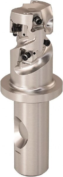 Seco - 25mm Cutting Diam, 20mm Shank Diam, 8mm Max Depth of Cut, Straight Shank Indexable Copy End Mill - 2 Inserts, LOEX Insert, R217.94 Toolholder - Exact Tooling