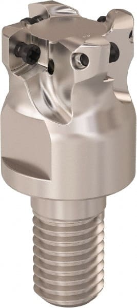 Seco - 20mm Cutting Diam, 0.32mm Max Depth of Cut, Modular Connection Indexable Copy End Mill - 4 Inserts, LPHT Insert, R217.21 Toolholder - Exact Tooling