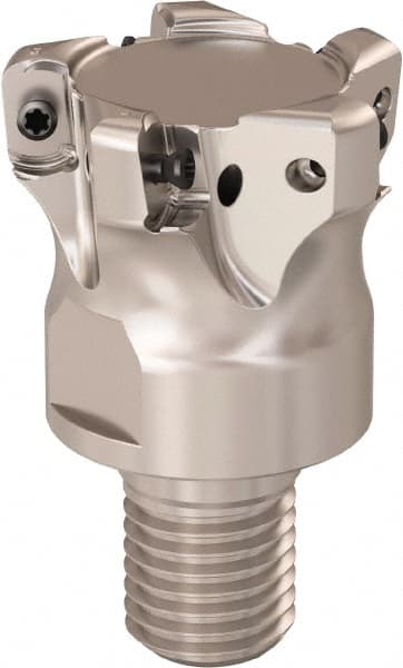 Seco - 1" Cutting Diam, 0.9mm Max Depth of Cut, Modular Connection Indexable Copy End Mill - 5 Inserts, LOHT Insert, R217.21 Toolholder - Exact Tooling