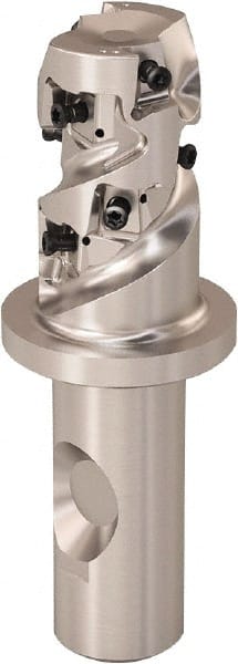 Seco - 25mm Cutting Diam, 20mm Shank Diam, 8mm Max Depth of Cut, Straight Shank Indexable Copy End Mill - 2 Inserts, LOEX Insert, R217.94 Toolholder - Exact Tooling