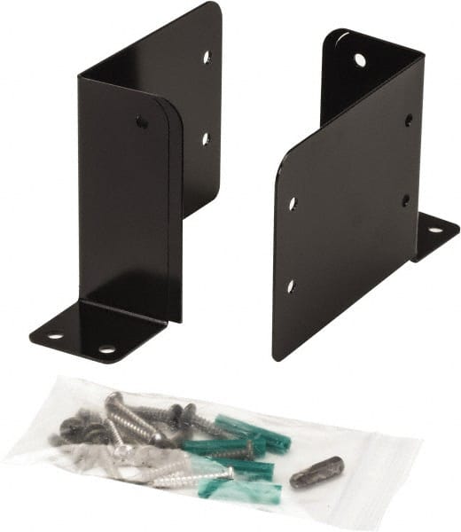 Door Innovation - 4-1/2;-2" Wide x 4" High, Electrostatic Powdered, Door Reinforcer - 1-3/4" Thick Door, Use with Center Aluminum Door Jamb - Exact Tooling