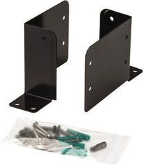 Door Innovation - 4-1/2;-2" Wide x 4" High, Electrostatic Powdered, Door Reinforcer - 1-3/4" Thick Door, Use with Center Aluminum Door Jamb - Exact Tooling