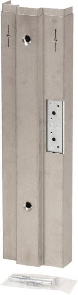 Door Innovation - 5-3/4" Wide x 21.6" High, Galvanized, Door Reinforcer - 1-3/4" Thick Door, Use with Left Hand Steel Door Frame - Exact Tooling