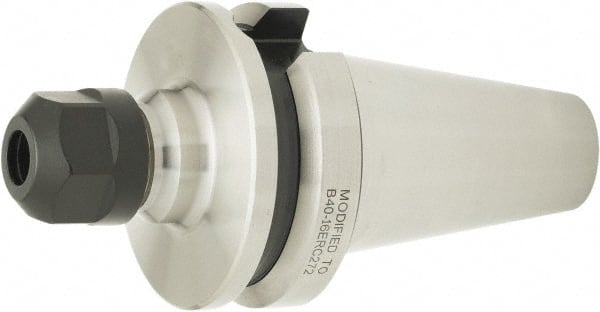 Parlec - 3.22" Projection, BT40 Dual Contact Taper, ER16 Collet Chuck - Through Coolant - Exact Tooling