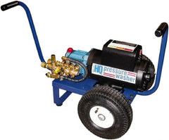 Value Collection - Electric, 20 Amp, 4 hp, 2,000 psi, 3 GPM, Cold Water Pressure Washer - General Triplex Ceramic Plunger, 25' x 3/8" Hose, 220 Max Volts - Exact Tooling