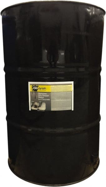 Oil Vanish - 55 Gal Drum Cleaner/Degreaser - Liquid, Odor-Free - Exact Tooling