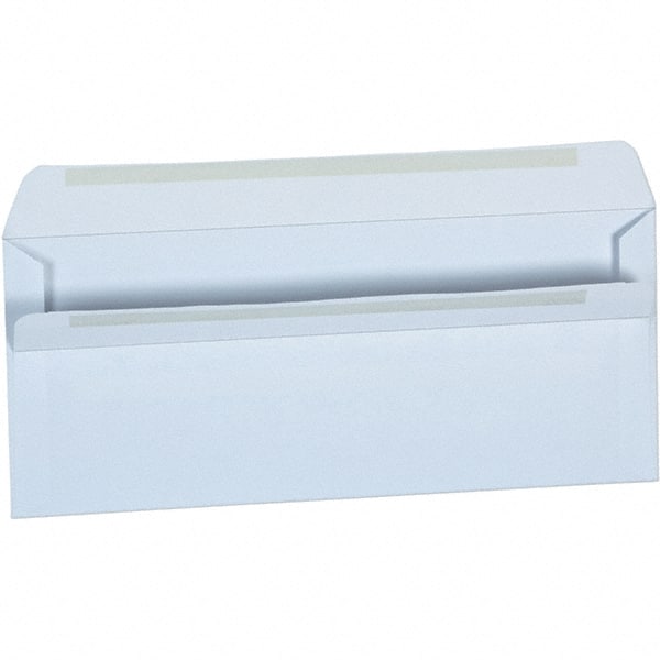 Universal One - 4.13" Long x 9.63" Wide Self Seal Business Envelope - White - Exact Tooling