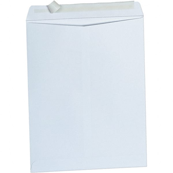 Universal One - 4" Long x 10.13" Wide Peel-Off Self-Seal White Catalog Envelope - White - Exact Tooling