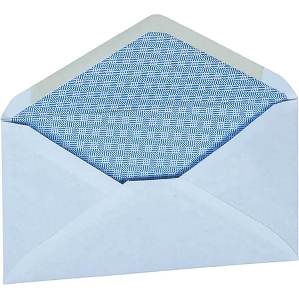 UNIVERSAL - 3-3/4" Long x 6.34" Wide Gummed Flap Security Envelope - White - Exact Tooling