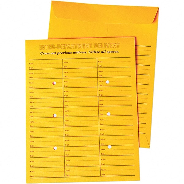 Universal One - 3" Long x 10.31" Wide Self Seal Inter-Department Envelope - Brown - Exact Tooling