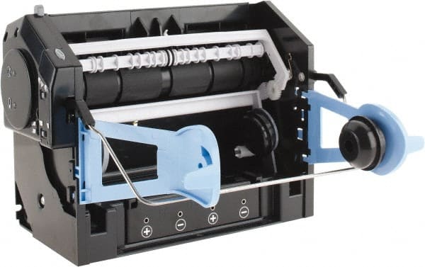 Kimberly-Clark Professional - Hands Free, Plastic Paper Towel Dispenser - 8-1/8" High x 9-5/8" Wide x 13-3/8" Deep, Black & Blue - Exact Tooling