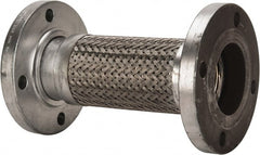 Made in USA - 12" OAL, 3" ID, 250 Max psi, Flexible Metal Hose Assembly - Exact Tooling