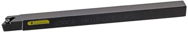 Kennametal - SDAC, Right Hand Cut, 16mm Shank Height x 16mm Shank Width, Neutral Rake Indexable Turning Toolholder - 125mm OAL, DC..11T3.. Insert Compatibility, Series Screw-On - Exact Tooling