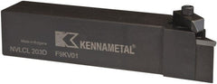 Kennametal - VP.., -5° Lead Angle NVLC External Left Hand Indexable Profiling Toolholder - 1-1/4" Shank Height x 1-1/4" Shank Width, 6" Long, Steel - Exact Tooling