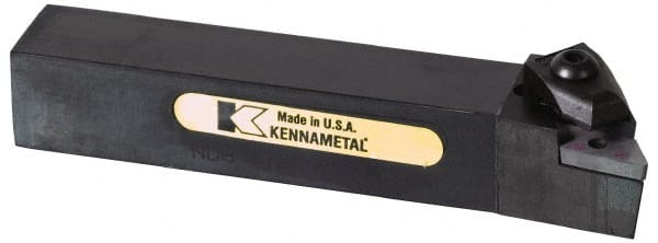 Kennametal - NP.., -5° Lead Angle NKLN External Right Hand Indexable Profiling Toolholder - 3/4" Shank Height x 3/4" Shank Width, 4-1/2" Long, Steel - Exact Tooling