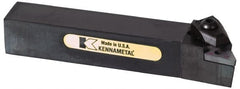 Kennametal - NP.., -5° Lead Angle NKLN External Left Hand Indexable Profiling Toolholder - 3/4" Shank Height x 3/4" Shank Width, 4-1/2" Long, Steel - Exact Tooling