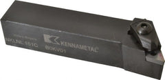 Kennametal - NP.., -5° Lead Angle NKLN External Left Hand Indexable Profiling Toolholder - 1" Shank Height x 1" Shank Width, 5" Long, Steel - Exact Tooling
