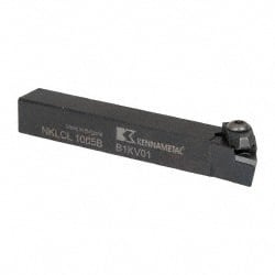 Kennametal - NP.., -5° Lead Angle NKLC External Left Hand Indexable Profiling Toolholder - 5/8" Shank Height x 5/8" Shank Width, 4-1/2" Long, Steel - Exact Tooling