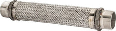 Made in USA - 24" OAL, 3" ID, 250 Max psi, Flexible Metal Hose Assembly - Exact Tooling