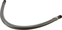 Made in USA - 36" OAL, 3/4" ID, 600 Max psi, Flexible Metal Hose Assembly - Exact Tooling