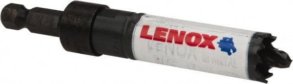 Lenox - 11/16" Diam, 1-1/2" Cutting Depth, Hole Saw - Bi-Metal Saw, Toothed Edge - Exact Tooling