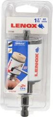 Lenox - 1-9/16" Diam, 1-1/2" Cutting Depth, Hole Saw - Bi-Metal Saw, Toothed Edge - Exact Tooling