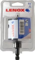 Lenox - 1-13/16" Diam, 1-1/2" Cutting Depth, Hole Saw - Bi-Metal Saw, Toothed Edge - Exact Tooling