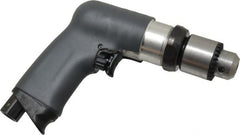 Ingersoll-Rand - 3/8" Reversible Keyed Chuck - Pistol Grip Handle, 2,000 RPM, 17 CFM, 0.4 hp, 90 psi - Exact Tooling
