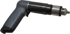 Ingersoll-Rand - 3/8" Keyed Chuck - Pistol Grip Handle, 350 RPM, 20 CFM, 0.51 hp, 90 psi - Exact Tooling
