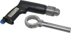 Ingersoll-Rand - 1/2" Keyed Chuck - Pistol Grip Handle, 950 RPM, 19 CFM, 0.5 hp, 90 psi - Exact Tooling