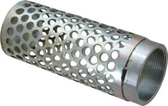 Dixon Valve & Coupling - 2" Hose, Round Hole-Long Body Strainer - Plated Steel - Exact Tooling