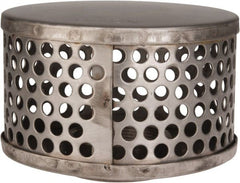 Dixon Valve & Coupling - 2" Hose, Round Hole Strainer - Stainless Steel - Exact Tooling