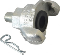 Dixon Valve & Coupling - 1/4" NPT, Universal Hose Coupling with Male NPT Ends - Malleable Iron - Exact Tooling