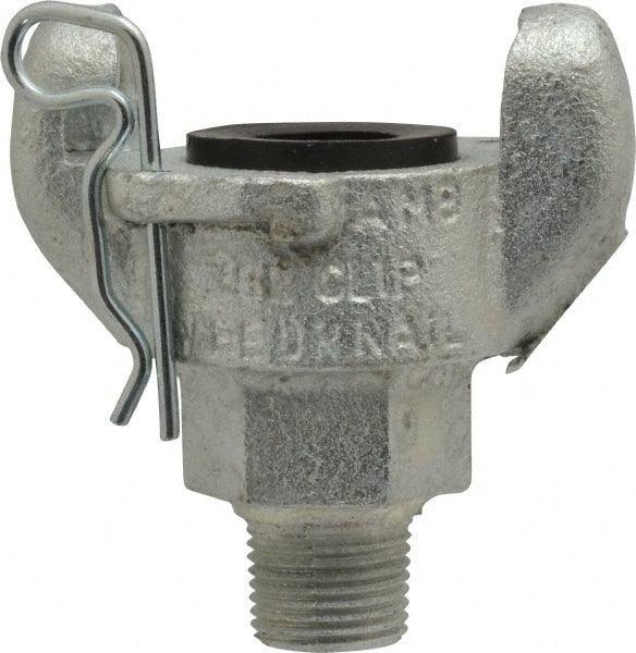 Dixon Valve & Coupling - 3/8" NPT, Universal Hose Coupling with Male NPT Ends - Malleable Iron - Exact Tooling