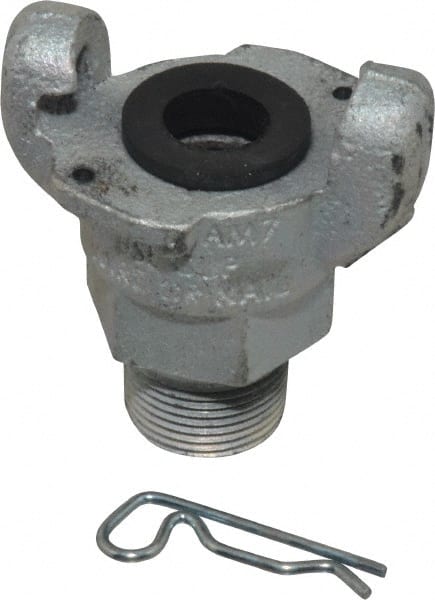 Dixon Valve & Coupling - 3/4" NPT, Universal Hose Coupling with Male NPT Ends - Malleable Iron - Exact Tooling