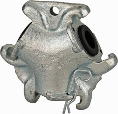 Dixon Valve & Coupling - Universal Hose Coupling with Triple Connections - Malleable Iron - Exact Tooling