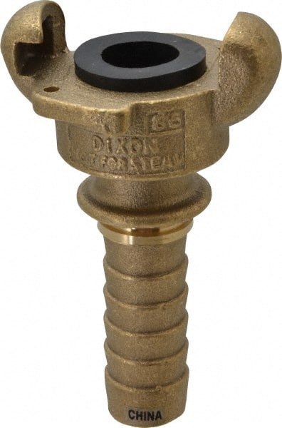 Dixon Valve & Coupling - 3/4", Universal Hose Coupling with Hose Ends - Brass - Exact Tooling